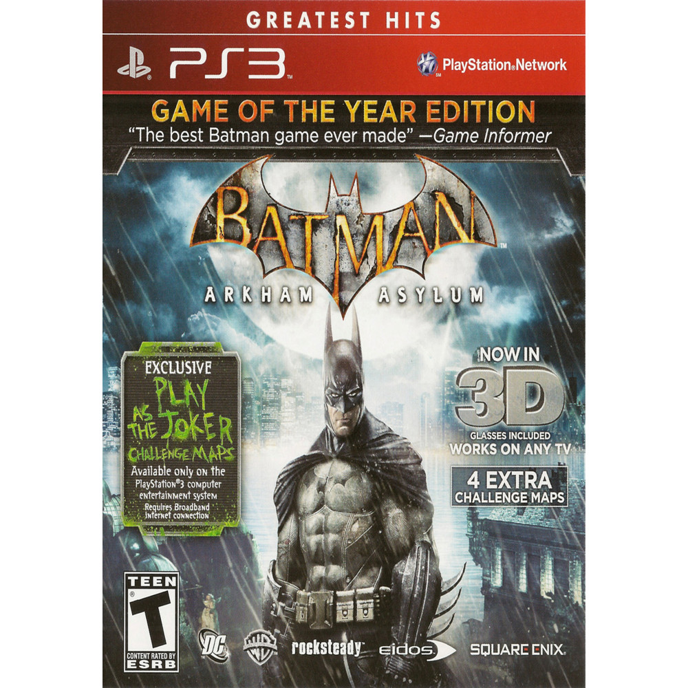 بازی اورجینال Batman Arkham Asylum PS3