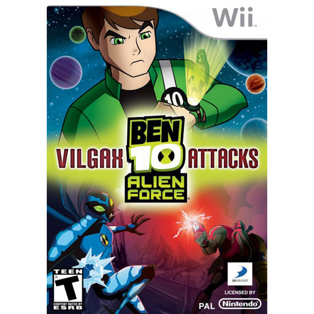 بازی اورجینال Ben 10 Alien Force Vilgax Attacks Wii