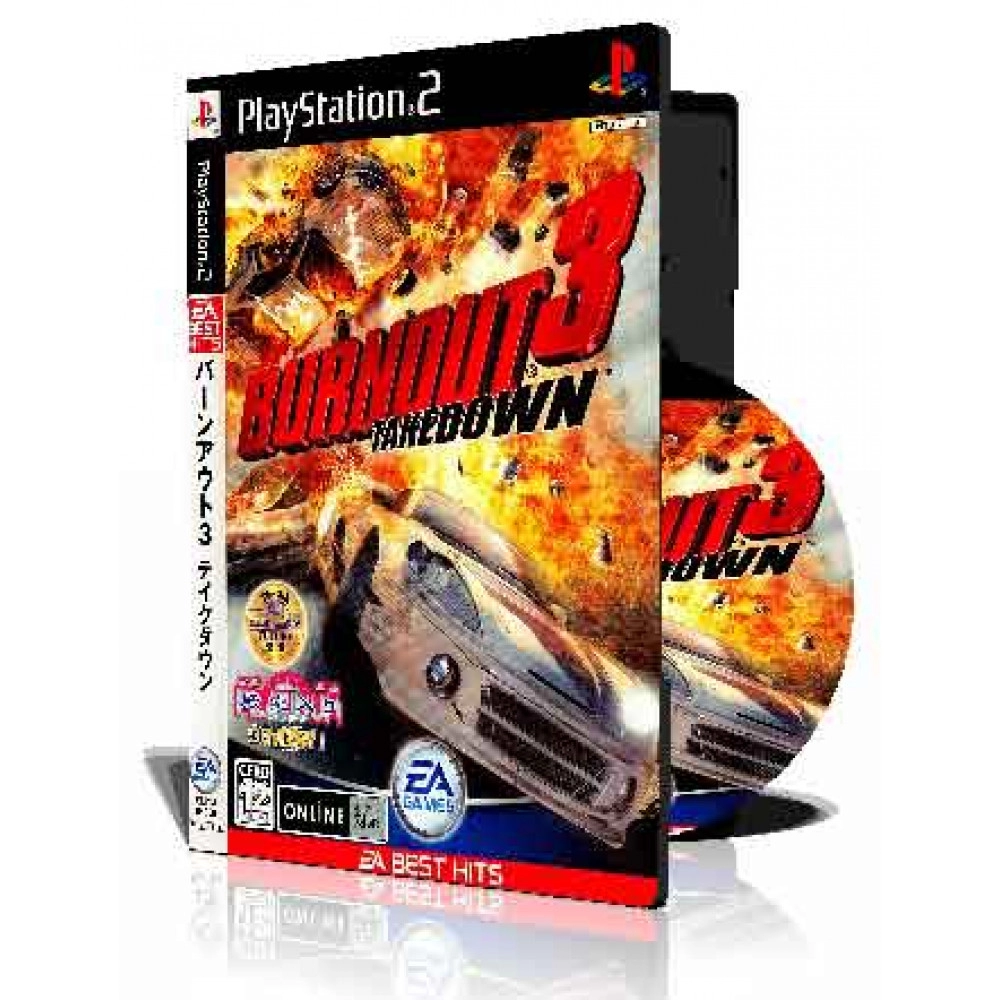 Burnout 3 Takedown با کاور کامل و چاپ روی دیسک