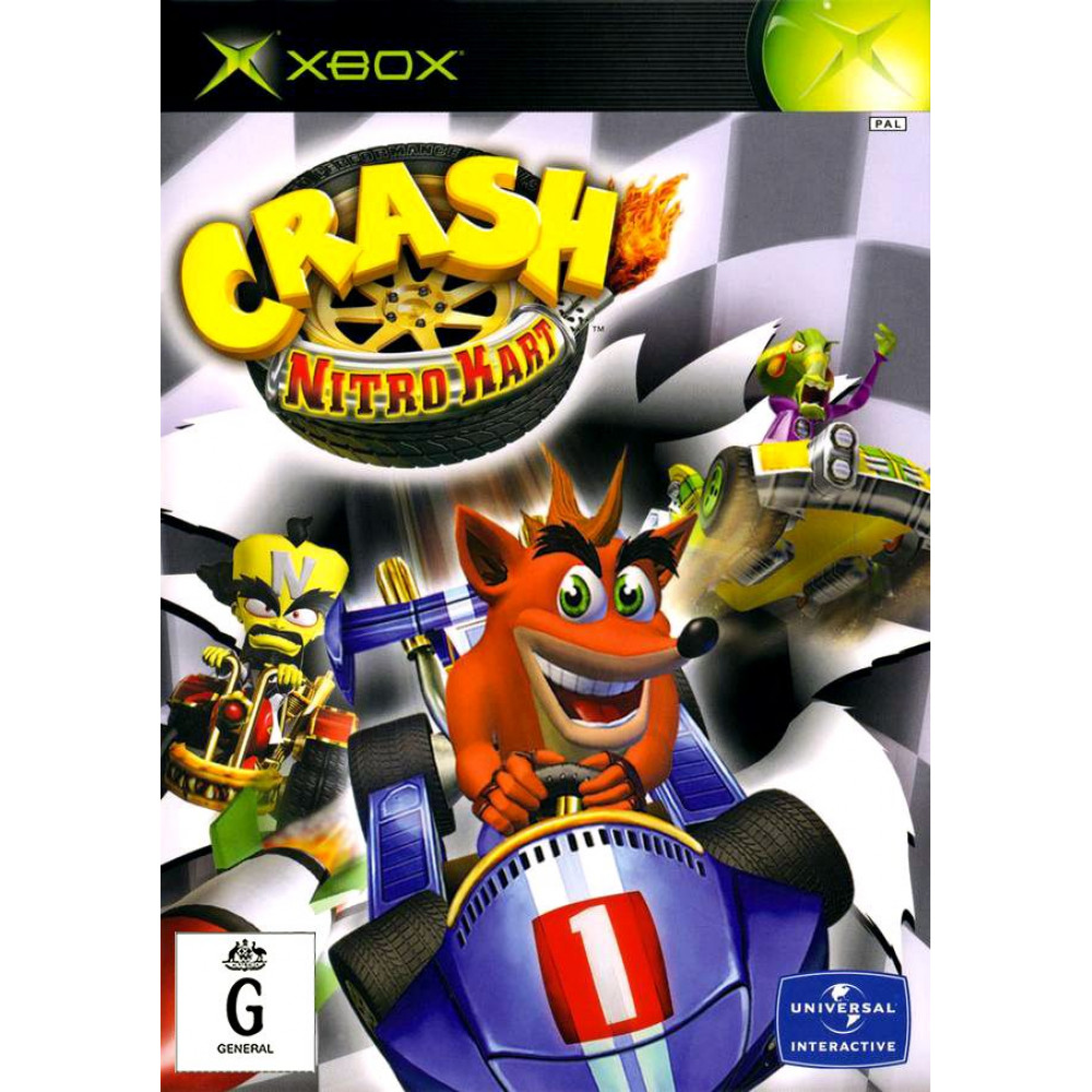 بازی اورجینال Crash Nitro Kart XBOX Classic