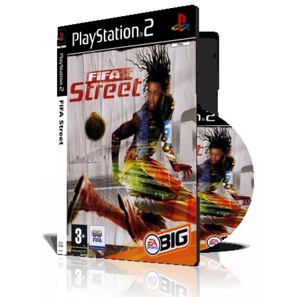 FIFA Street ps2 با کاور کامل و چاپ روی دیسک