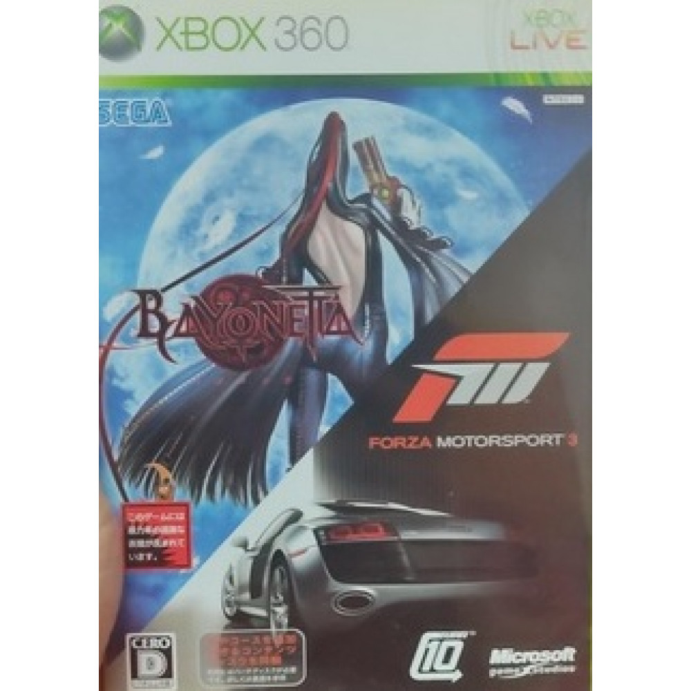 بازی اورجینال Forza 3 Motorsport+ Bayonetta 1 XBOX 360