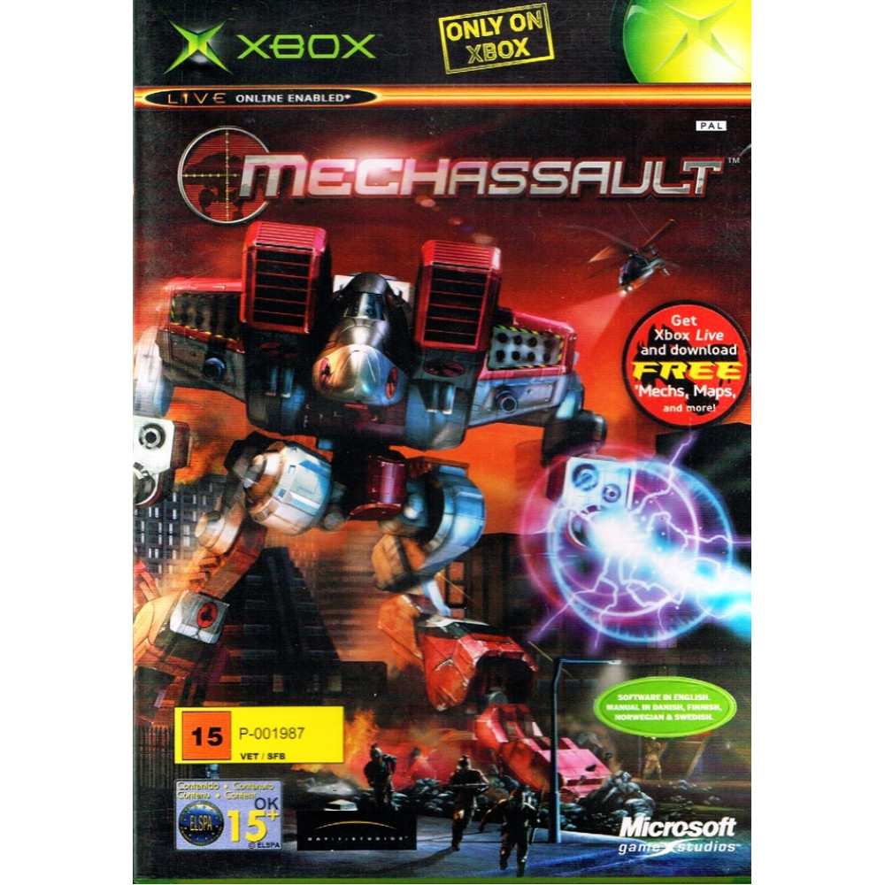 بازی اورجینال Mech Assault XBOX Classic