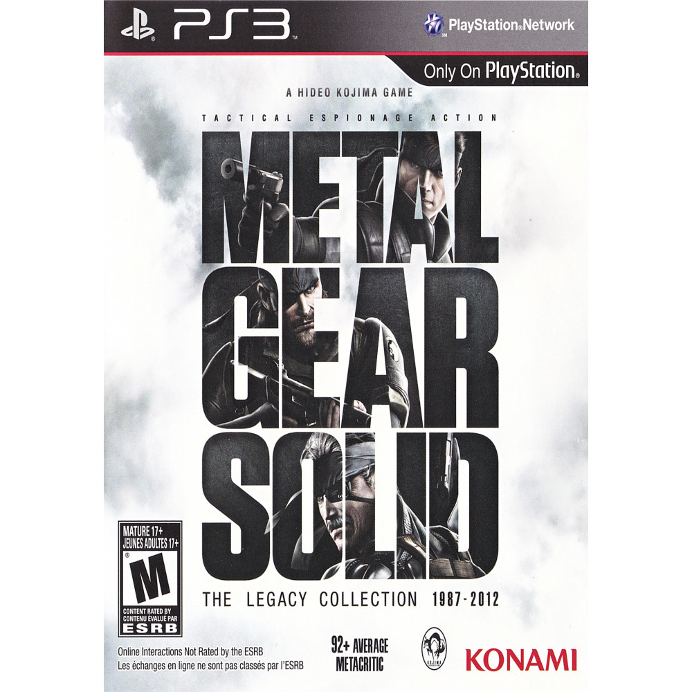 بازی اورجینال Metal Gear Solid Legacy Collection PS3