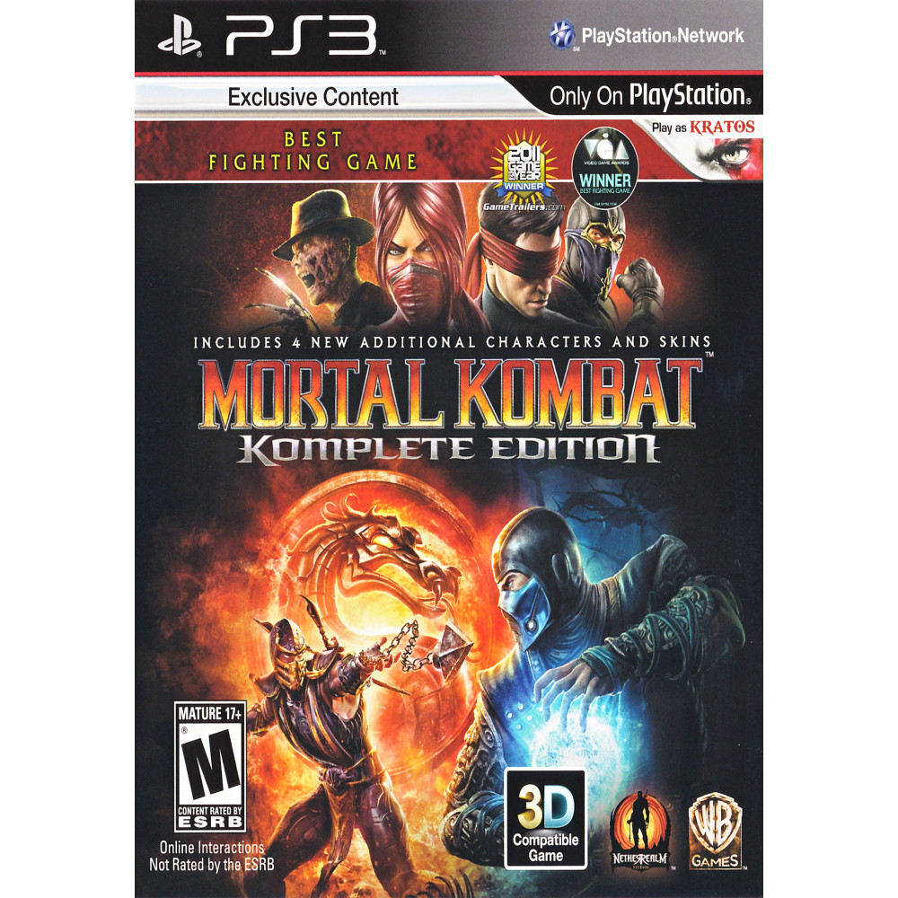 بازی اورجینال Mortal Kombat Komplete Edition PS3