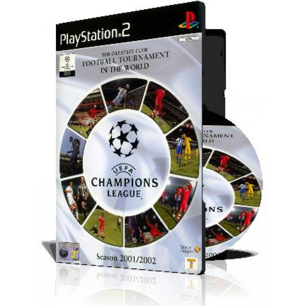 UEFA Champions League Season 2001 2002 با کاور کامل و چاپ روی دیسک