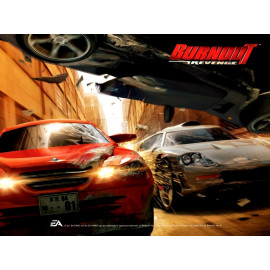 Burnout Revenge ps2 با کاور کامل و چاپ روی دیسک